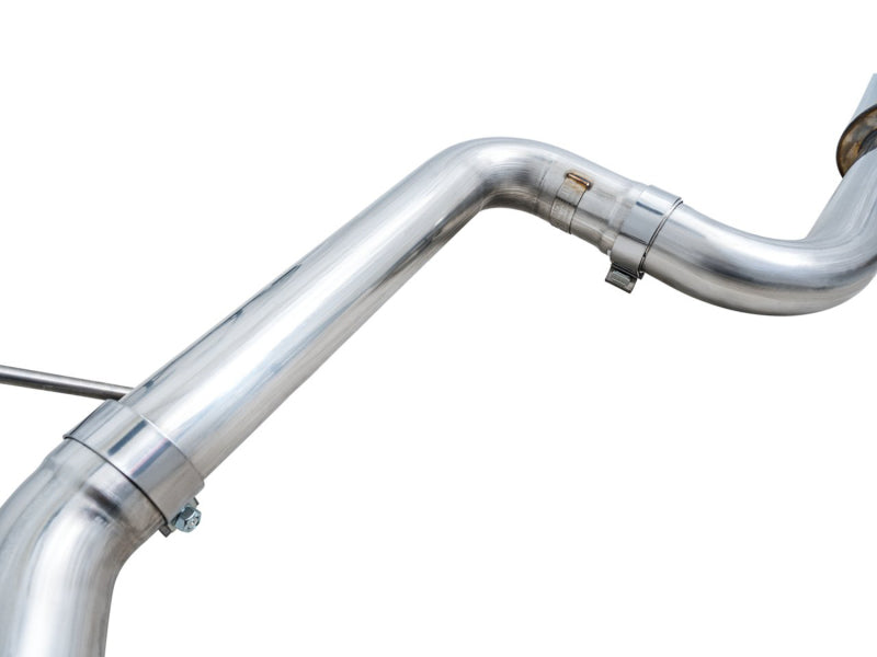 AWE Tuning 3020-32658 AWE 2022 VW GTI MK8 Track Edition Exhaust - Chrome Silver Tips