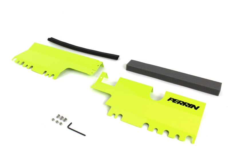 Perrin Performance PSP-ENG-512-2NY PERRIN 15-21 Subaru WRX/STI Radiator Shroud (Without OEM Intake Scoop) - Neon Yellow