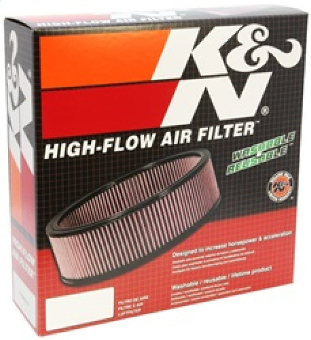 K&N Engineering E-1220 K&N Replacement Air Filter GM CARS V8, 1966-76