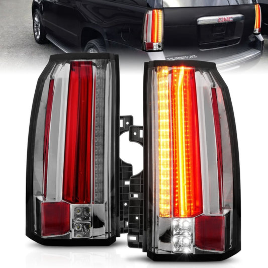 ANZO 311277 2015-2017 GMC Yukon/Yukon XL LED Taillights Chrome