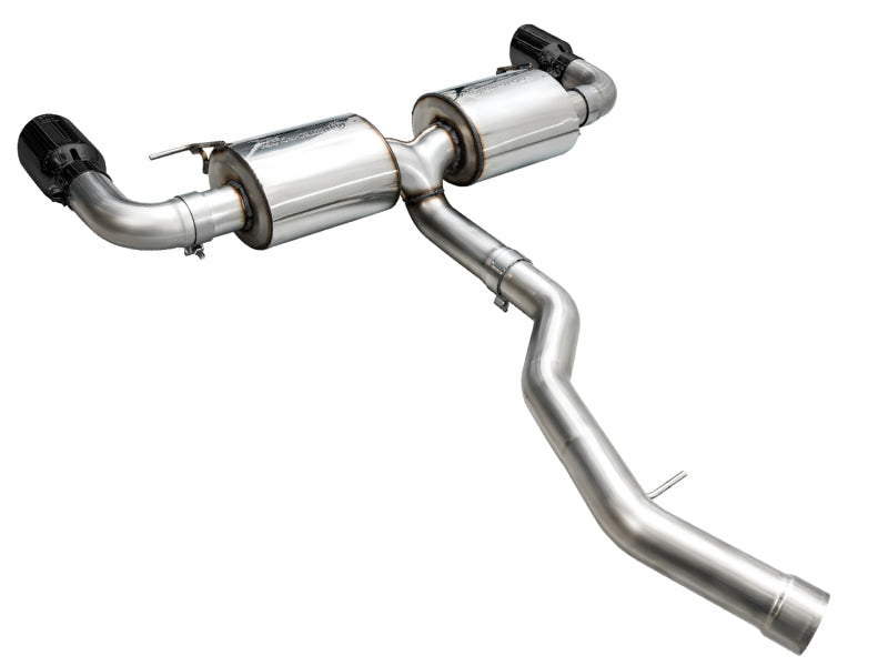 AWE Tuning 3015-33429 AWE 19-23 BMW 330i / 21-23 BMW 430i Base G2X Touring (Excl.Conv) Axle Back Exhaust - Diamond Black