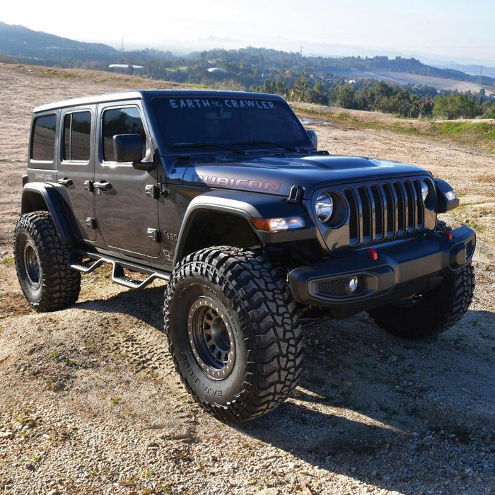 Westin 20-14065 18-22 Jeep Wrangler JL Unlimited Outlaw Nerf Step Bars - Textured Black