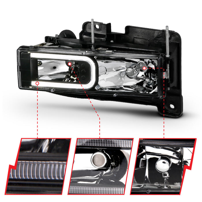 ANZO 111498 ANZ Crystal Headlights