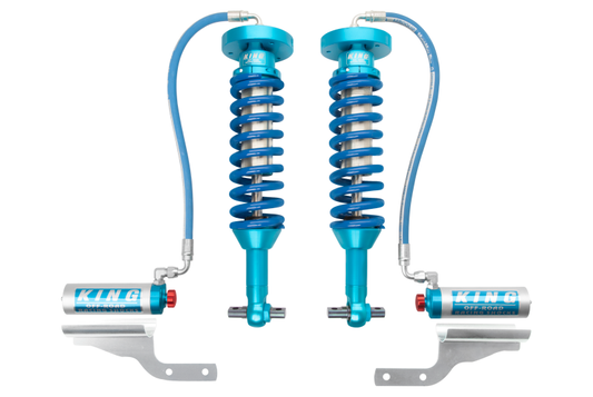 King Shocks 25001-355A 2015+ Ford F150 2WD Front 2.5 Dia Remote Reservoir Coilover w/Adjuster (Pair)