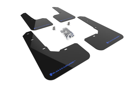 Rally Armor MF76-UR-BLK/BL 22-25 Subaru Outback Wilderness Black Mud Flap Blue Logo