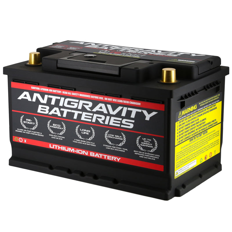 Antigravity Batteries AG-H7-80-RS Antigravity H7/Group 94R Lithium Car Battery w/Re-Start