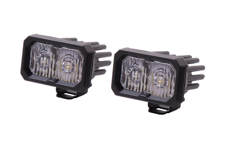 Diode Dynamics DD6382P Stage Series 2 In LED Pod Sport - White Driving Standard ABL (Pair)