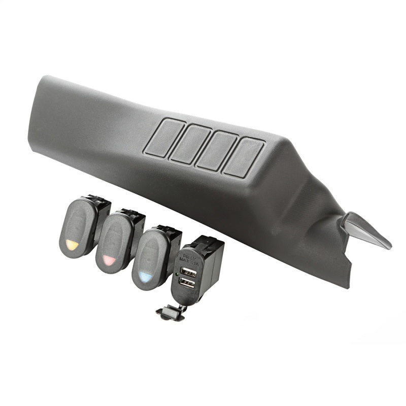 Rugged Ridge 17235.98 A-Pillar Pod Kit 3 Switch USB 11-18 JK/JKU