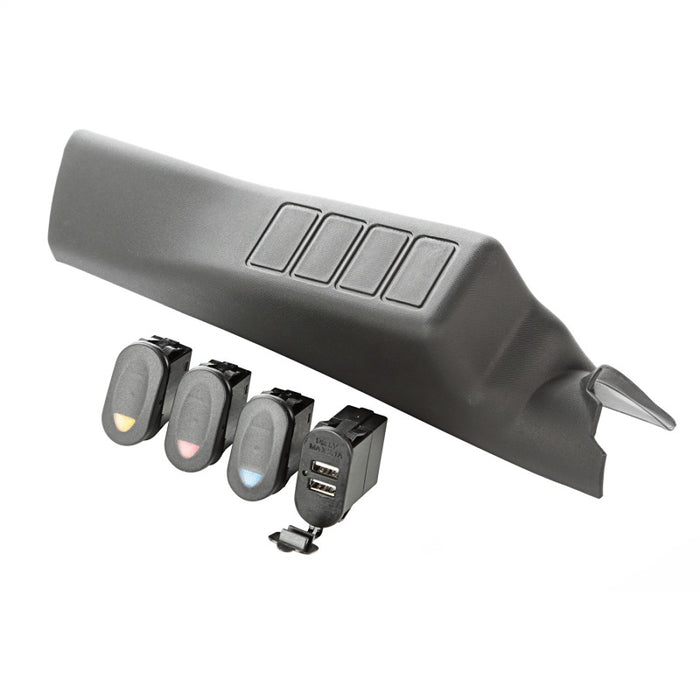 Rugged Ridge 17235.98 A-Pillar Pod Kit 3 Switch USB 11-18 JK/JKU