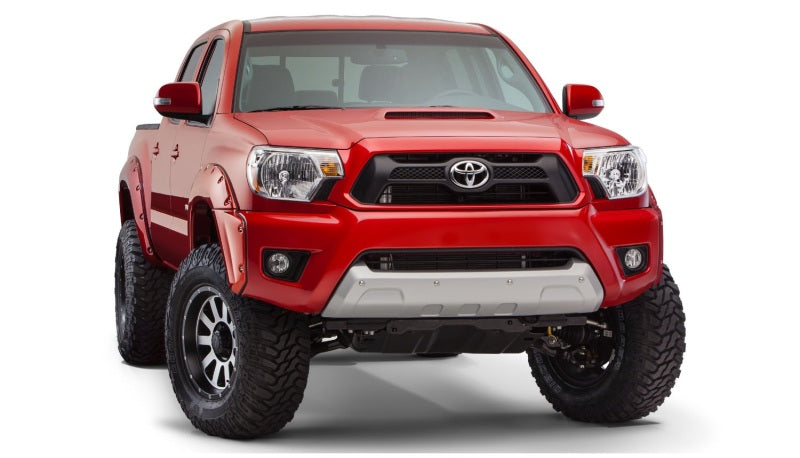 Bushwacker 31927-02 12-15 Toyota Tacoma Fleetside Pocket Style Flares 4pc 73.5in Bed - Black