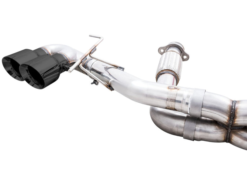 Awe Tuning C8 Corvette Exhaust Quad Black Tips AWE3020-43086