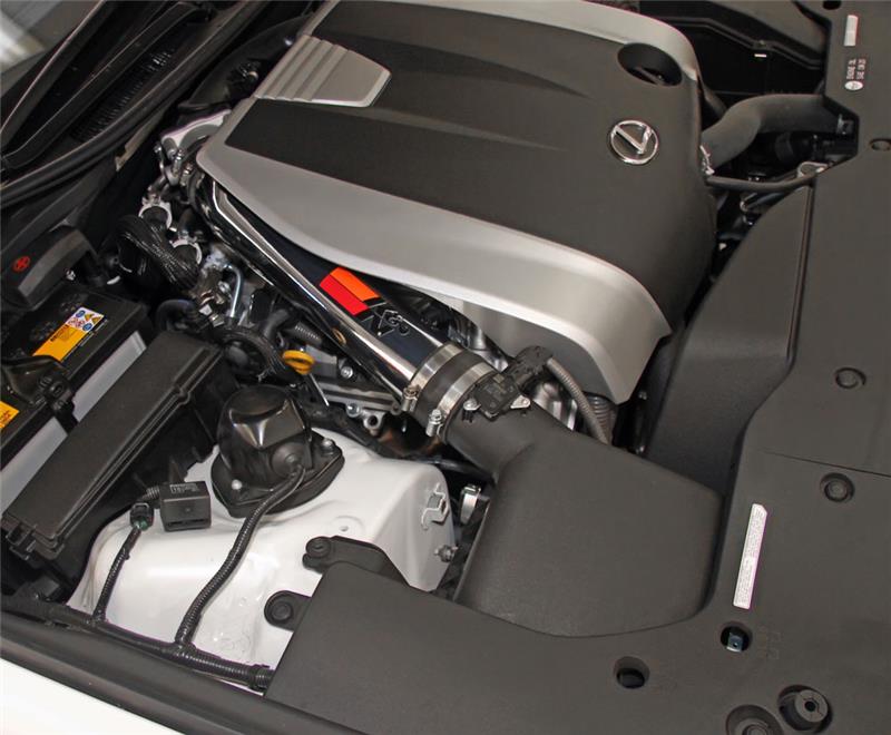K&N Engineering 69-8704TP K&N 69 Series Performance Typhoon Intake Kit - Polished for 13-14 Lexus GS350 3.5L V6