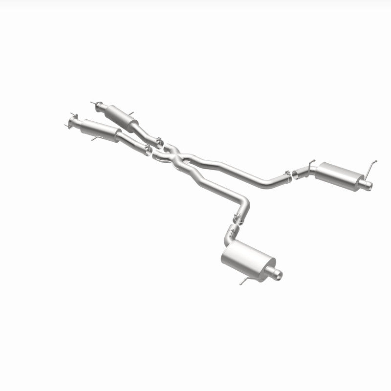Magnaflow 15064 MagnaFlow 12 Jeep Grand Cherokee V8 6.4L Dual Split Rear Exit Stainless Cat Back Performance Exhaust