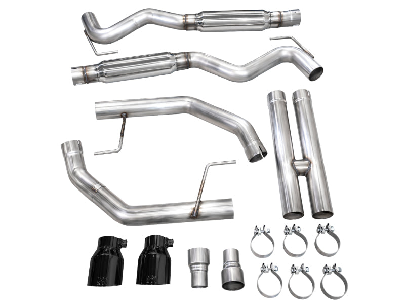 AWE Tuning 3020-33650 AWE 2024 Ford Mustang GT Fastback S650 RWD Track Edition Catback Exhaust w/ Dual Diamond Black Tips