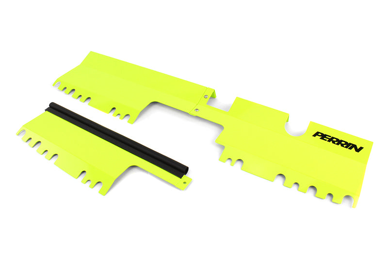Perrin Performance PSP-ENG-512NY PERRIN 15-21 Subaru WRX/STI Radiator Shroud (With/Without OEM Intake Scoop) - Neon Yellow