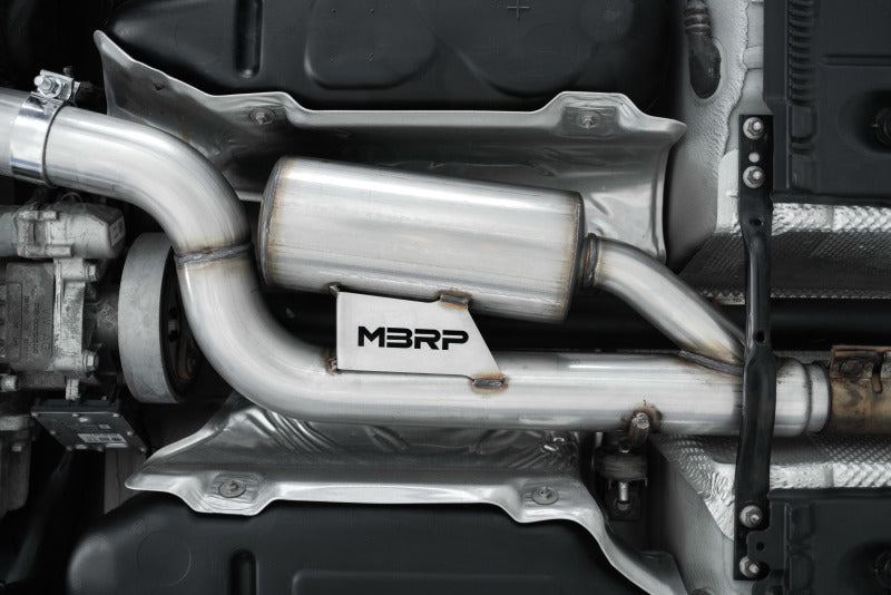 MBRP S46033CF 15-19 VW Golf R MK7/MK7.5 3in T304 Cat Back Exhaust w/ Carbon Fiber Tips