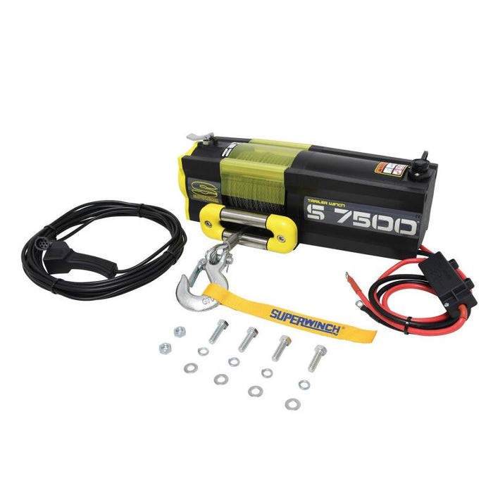 Superwinch 1475200 7500 LBS 12V DC 5/16in x 54ft Steel Rope S7500 Winch