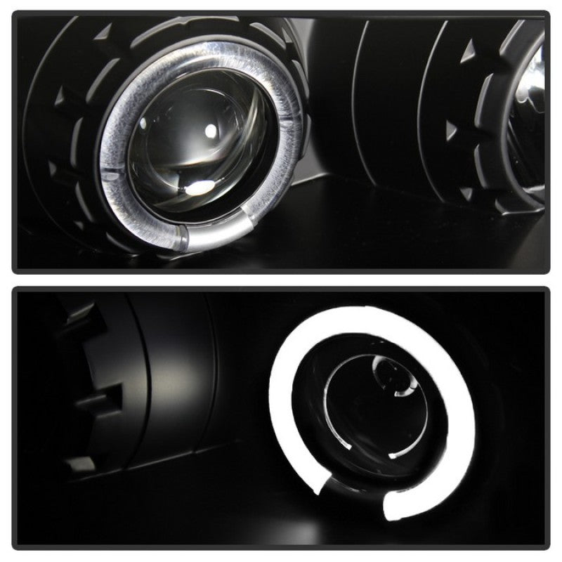 SPYDER 5011473 Spyder Mitsubishi Eclipse 97-99 Projector Headlights LED Halo Black High H1 Low H1 PRO-YD-ME97-HL-BK