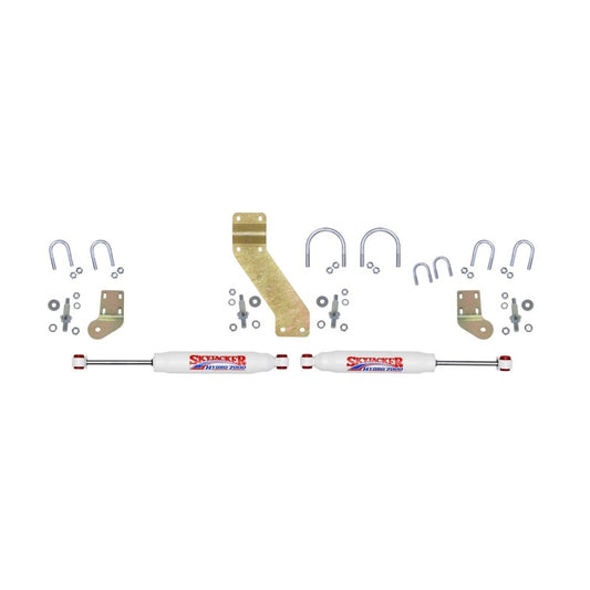 Skyjacker 7266 66-77 Ford Bronco 4WD 7000 Dual Stabilizer Kit w/ White Cylinders