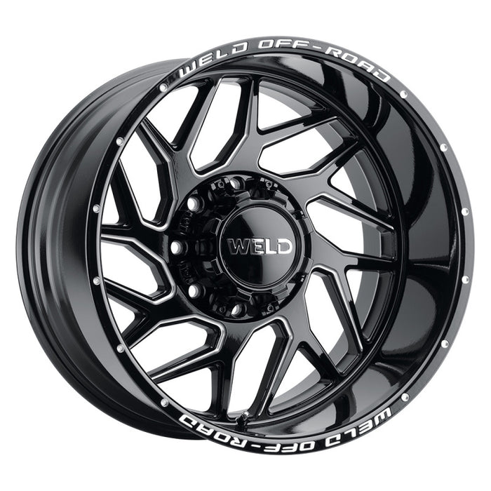 Weld W11709082500 Off-Road W117 20X9 Fulcrum 8X165.1 ET00 BS5.00 Gloss Black MIL 125.1