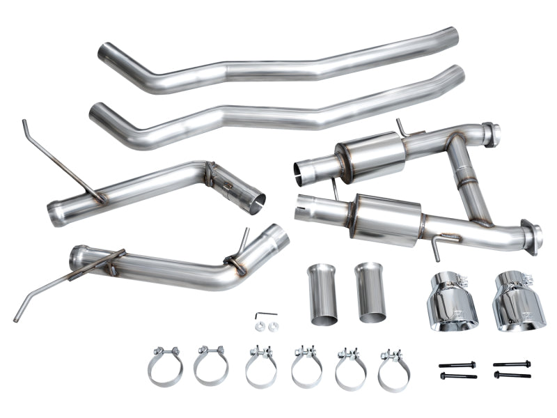 AWE Tuning 3020-32575 11-24 Dodge Durango 5.7L Track Edition Exhaust w/ Chrome Silver Tips