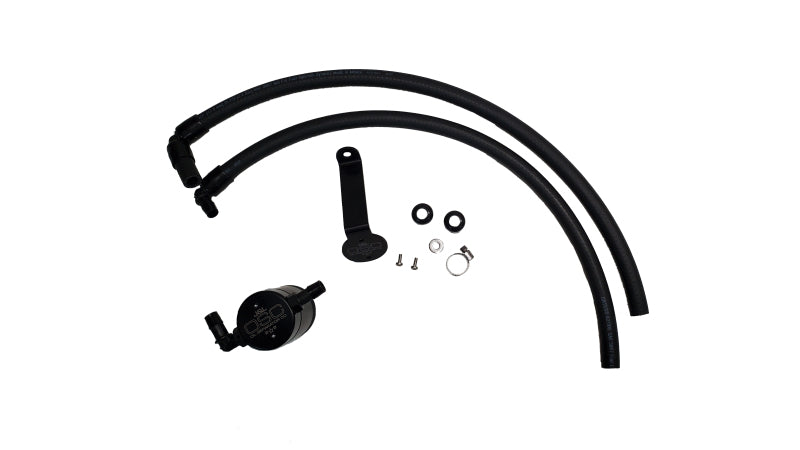 J&L 3115D-B 22-25 Toyota Tundra, 23-25 Sequoia 3.5L Turbo Oil Separator 3.0 Driver Side - Black Anodized
