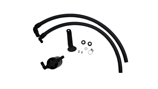 J&L 3115D-B 22-25 Toyota Tundra, 23-25 Sequoia 3.5L Turbo Oil Separator 3.0 Driver Side - Black Anodized