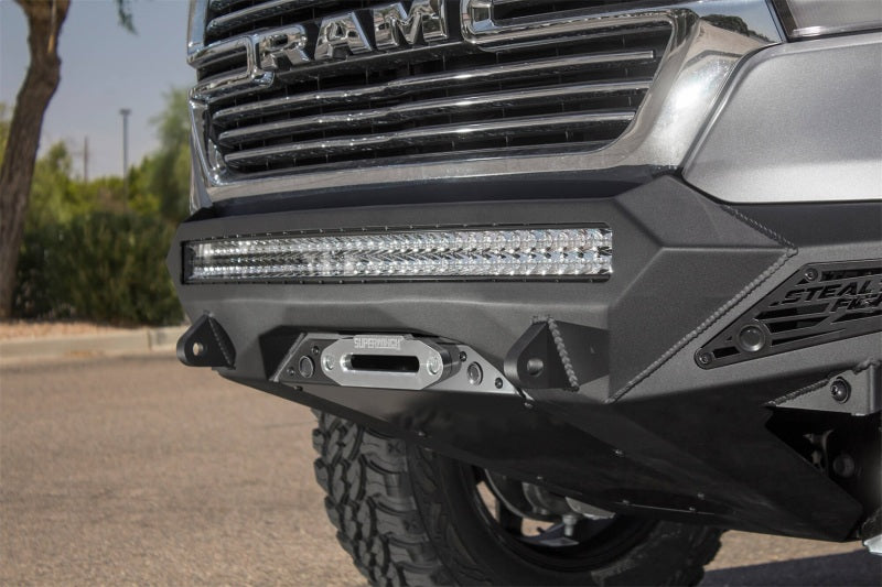 Addictive Desert Designs F551422770103 19 RAM 1500 Stealth Fighter Front Bumper w/ Winch Mount & Sensor Cut Outs