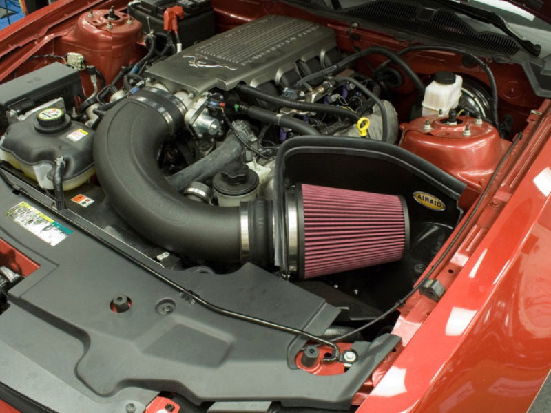 Airaid 450-309 2010 Ford Mustang GT 4.6L (No MVT) MXP Intake System w/ Tube (Oiled / Red Media)