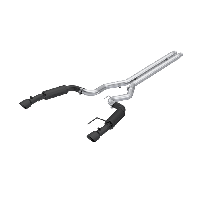MBRP S7253BLK 2024Ford Mustang GT S650, 5.0 3in Cat-Back Dual Split Black-Coated Aluminized Steel