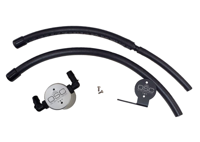 J&L 3105D-C 07-21 Toyota Tundra 5.7L Driver Side Oil Separator 3.0 - Clear Anodized