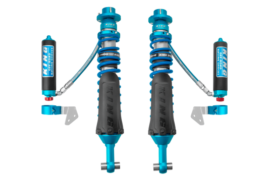 King Shocks 25001-393A 2021 Ford Bronco Rear 2.5 Dia Remote Reservoir Shock w/Adjusters (Pair)