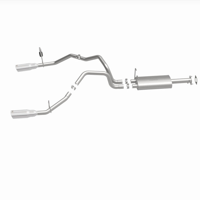 Magnaflow 19498 MagnaFlow 2019 RAM 1500 Street Series Cat-Back Exhaust Dual Rear Exit w/Polished Tips