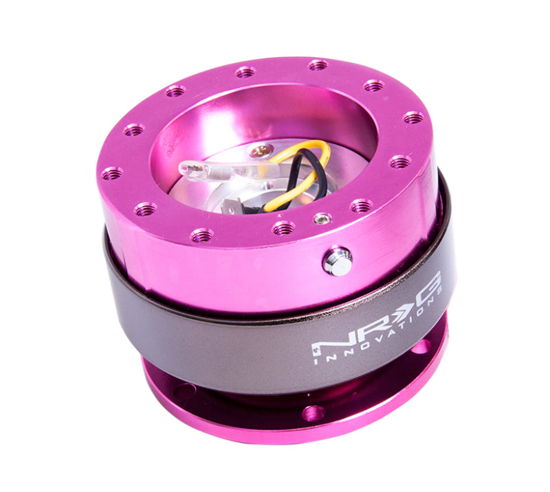 NRG SRK-200PK Quick Release Gen 2.0 - Pink Body / Titanium Chrome Ring