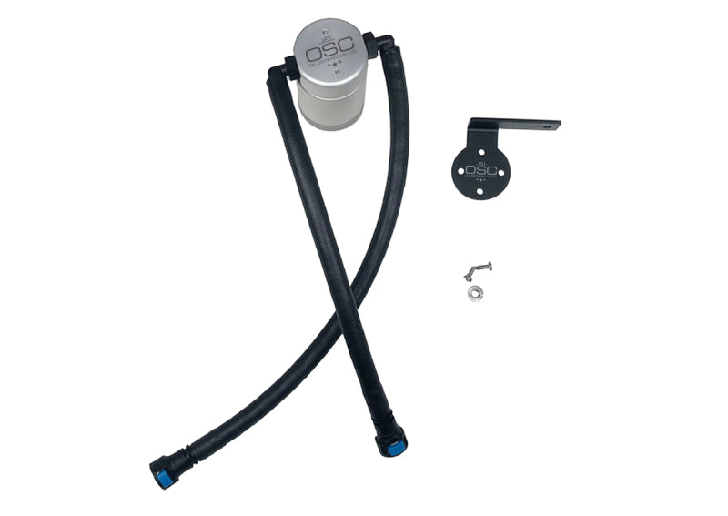 J&L 3086D-C 19-25 Chevrolet Silverado/GMC Sierra 1500 5.3L V8 Driver Side Oil Separator 3.0 - Clear Anodized