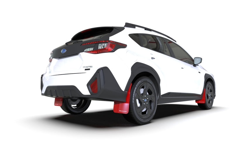 Rally Armor MF106-UR-RD-WH 24-26 Subaru Crosstrek Red UR Mud Flap White Logo