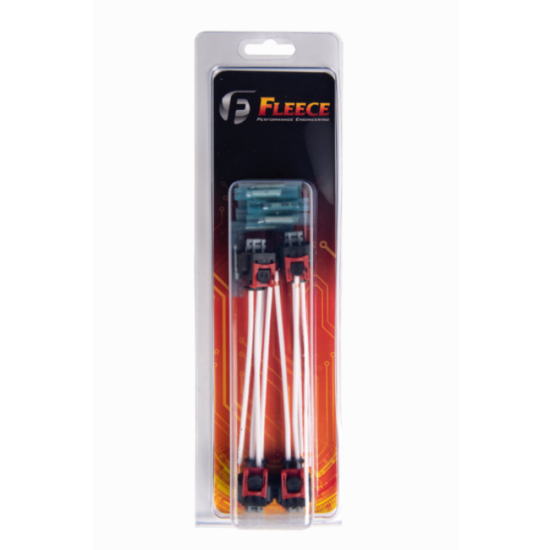 Fleece Performance FPE-HAR-L5P-INJ-PT-4P 17-22 GM 2500/3500 Duramax Replacement Fuel Injector Connector w/Pigtail (4 Pack)
