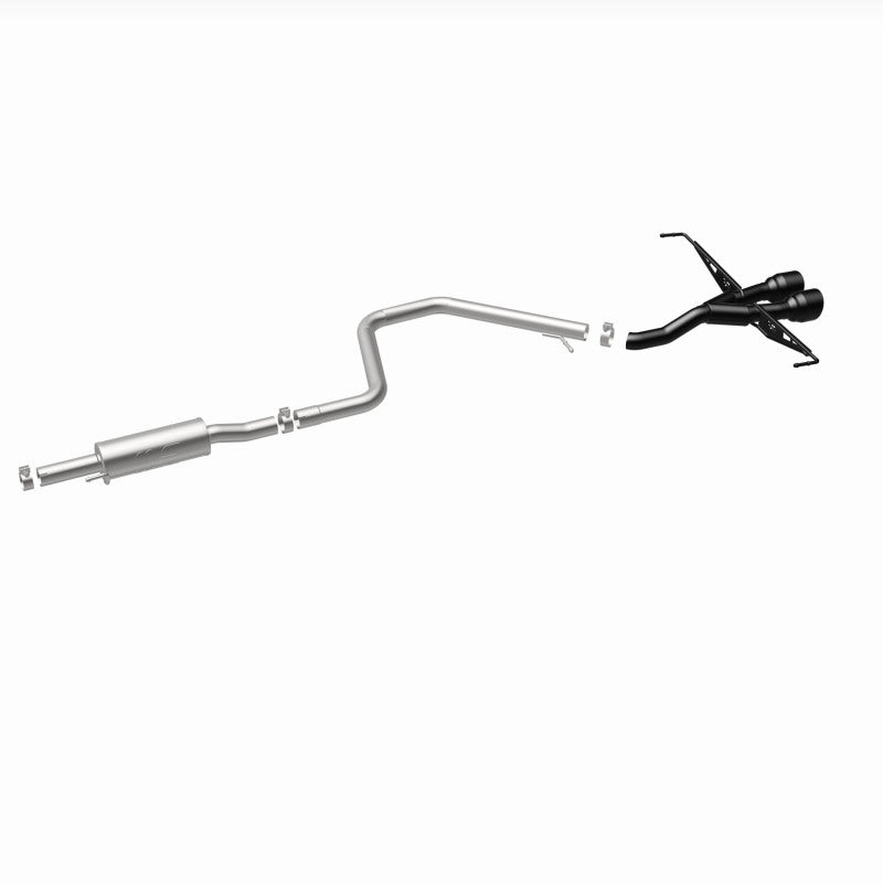 Magnaflow 19455 MagnaFlow 2019 Hyundai Veloster 1.6L 2.5in Center Exit Stainless Steel Cat-Back Exhaust w/Blk Tips