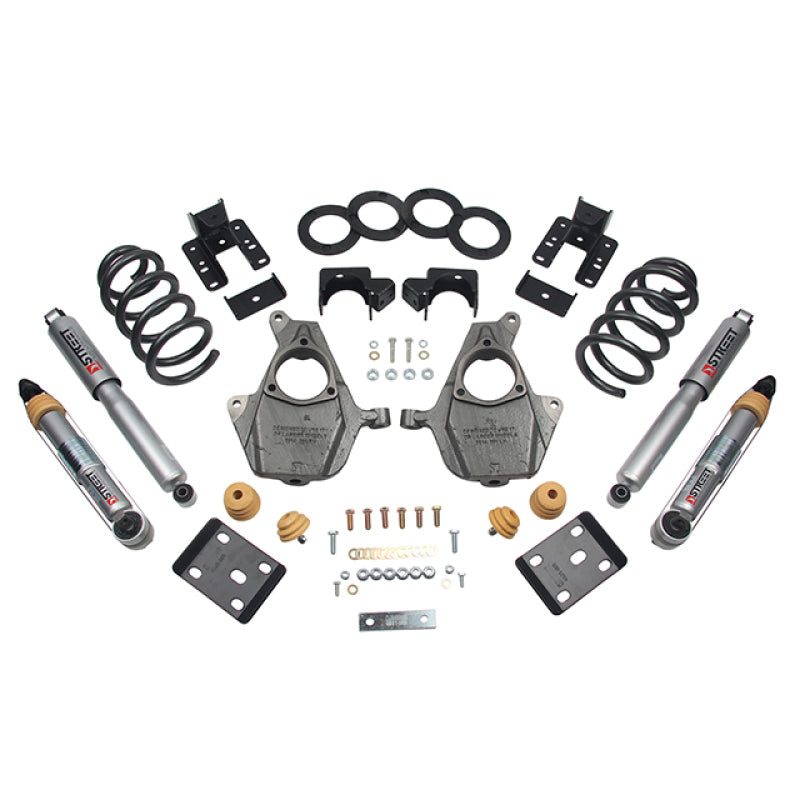 Belltech 1013SP LOWERING KIT 16.5-17 Chevrolet Silverado Ext/Crew Cab 2WD 3-4F / 5-6R