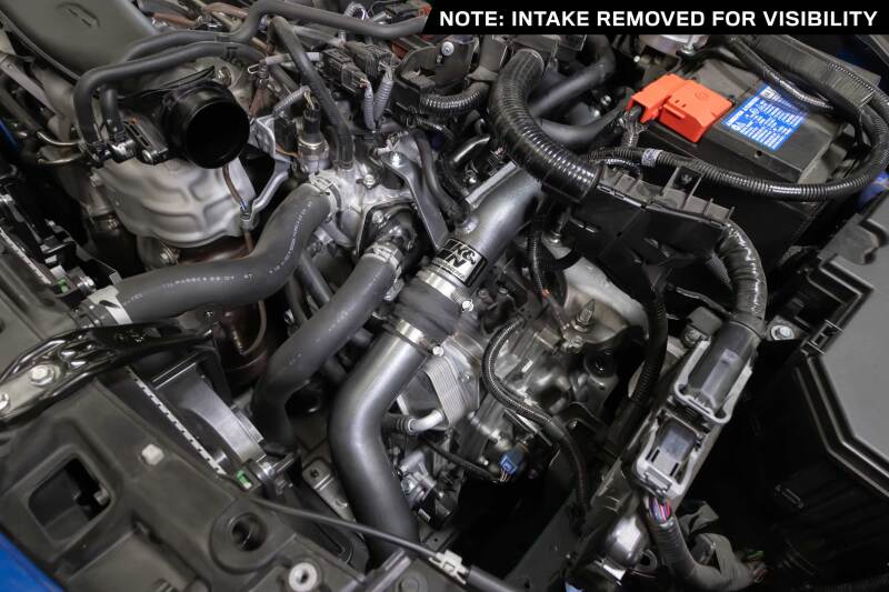 K&N Engineering 77-1022KC K&N 22-24 Honda Civic 1.5L L4 Aluminum Charge Pipe Kit - Gunmetal Gray