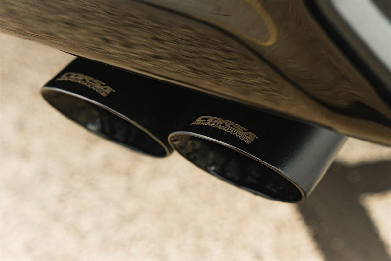 CORSA Performance 21238BPC Corsa 2022-2024 Chevrolet Silverado 1500 Cat-Back Dual Rear Exit with Twin 4in Black Tips