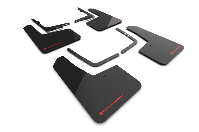 Rally Armor MF73-UR-BLK-RD 21-25 Ford F-150 Raptor Gen 3 Black UR Mud Flap w/Red Logo