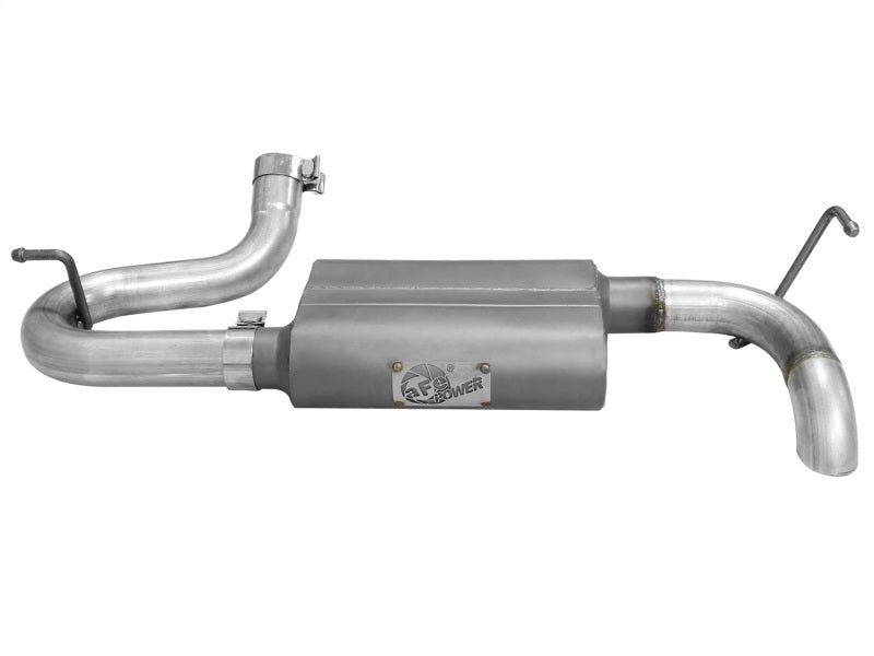 aFe 49-08046 Scorpion Exhaust System Axle Back Aluminized Hi-Tuck 07-17 Jeep Wrangler JK V6 3.6/3.8L
