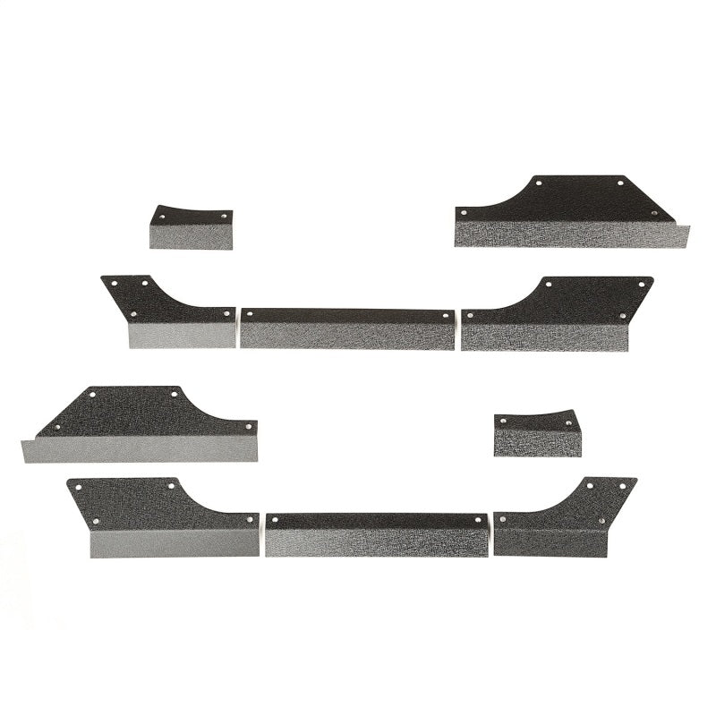 Rugged Ridge 11615.11 Steel Body Armor Cladding 07-18 Jeep Wrangler JK