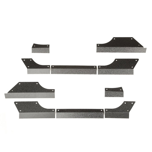 Rugged Ridge 11615.11 Steel Body Armor Cladding 07-18 Jeep Wrangler JK