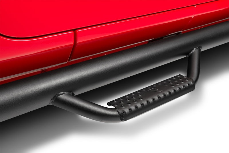 N-Fab J0764 Nerf Step 07-17 Jeep Wrangler JK 4 Door All - Tex. Black - W2W - 3in