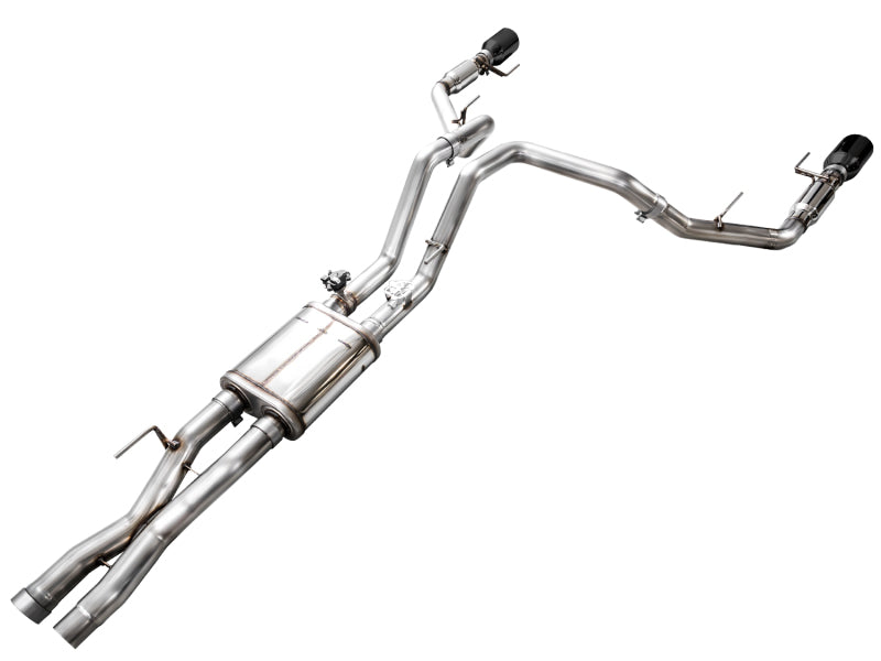 AWE Tuning 3025-33356 AWE Gen 3 Ford Raptor SwitchPath Exhaust - Diamond Black Tips