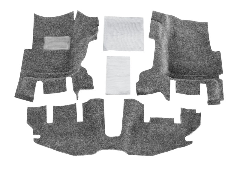 BedRug BRTJ97FNC 97-06 Jeep TJ Front 3pc Floor Kit (w/o Center Console) - Incl Heat Shields (S/O Only)