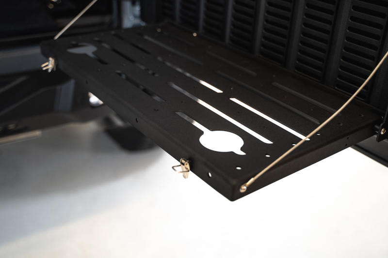 DV8 Offroad TTJL-01 DV8 Jeep JL Tailgate Mounted Table (Trail Table) - Black