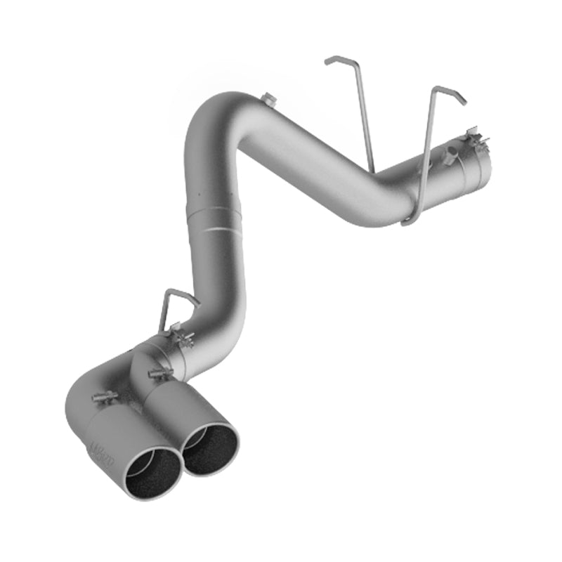 MBRP S6033AL 11-15 Chevy/GMC 2500/3500 4in Filter Back Dual Outlet Single Side Alum Exhaust System